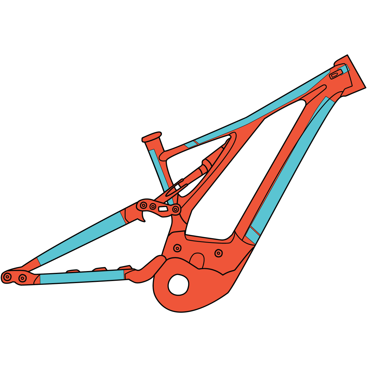 RideWrap Covered Frame Protection - eMTB