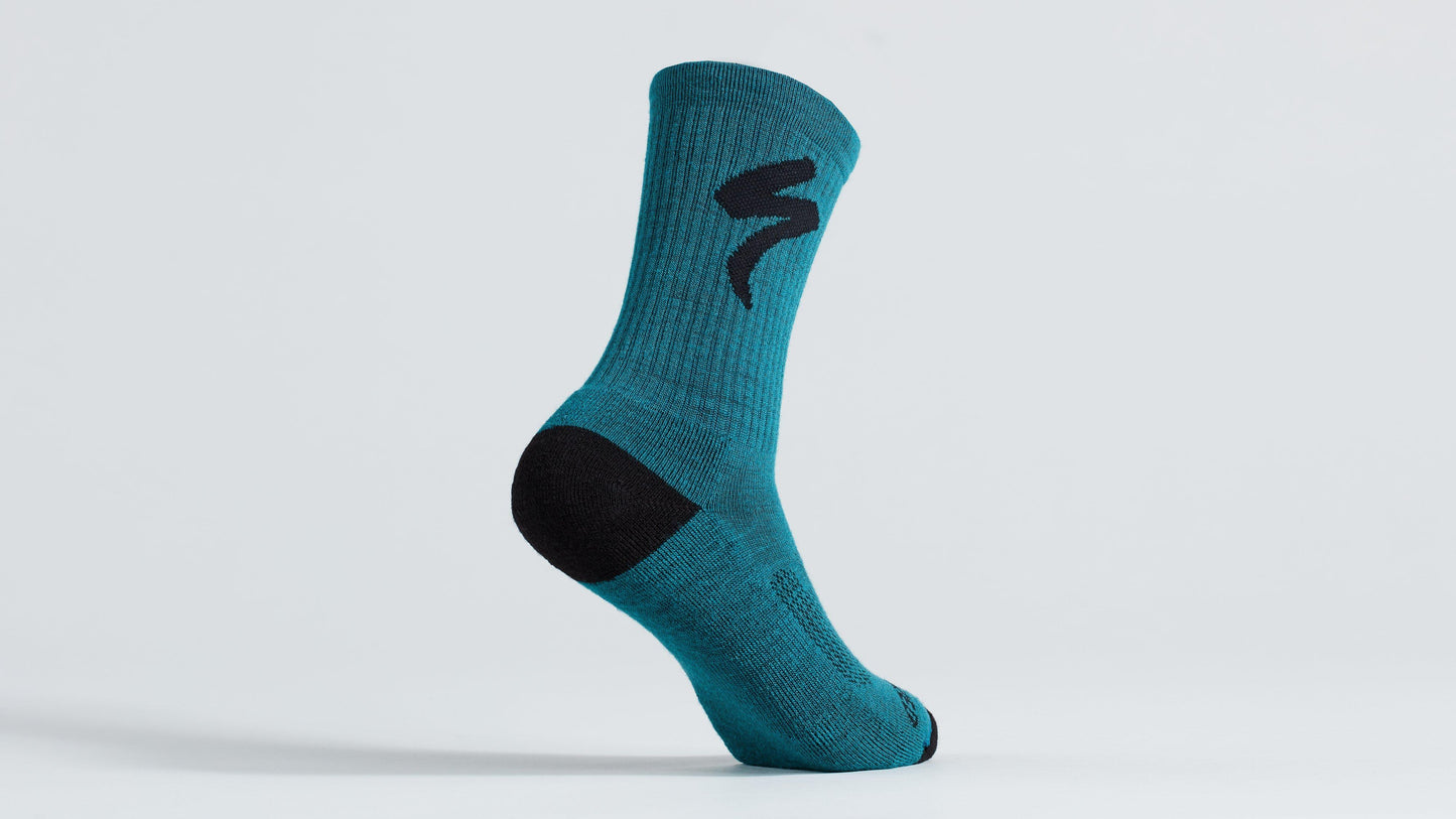 Merino Midweight Tall Logo Socks