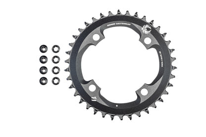 CHR TURBO, 38T, EAGLE 12-SPD, 104BCD, 1X RING, ALLOY, W/ CHAINRING BOLTS, SRAM (00.6218.011.008)